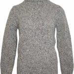 Fisherman Out Of Ireland Merino Polo Neck Sweater Porridge - La Vie en Rose Damesmode (666 x 1000 px)