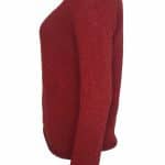 Fisherman out of Ireland Merino Wool Knitted Ladies Sweater Blue Mist - La Vie en Rose Damesmode