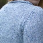 Fisherman out of Ireland Merino Wool Knitted Ladies Sweater Blue Mist SG433V- La Vie en Rose Damesmode