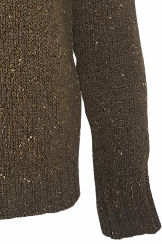 Fisherman out of Ireland Polo Neck Sweater Olive - La Vie en Rose Damesmode