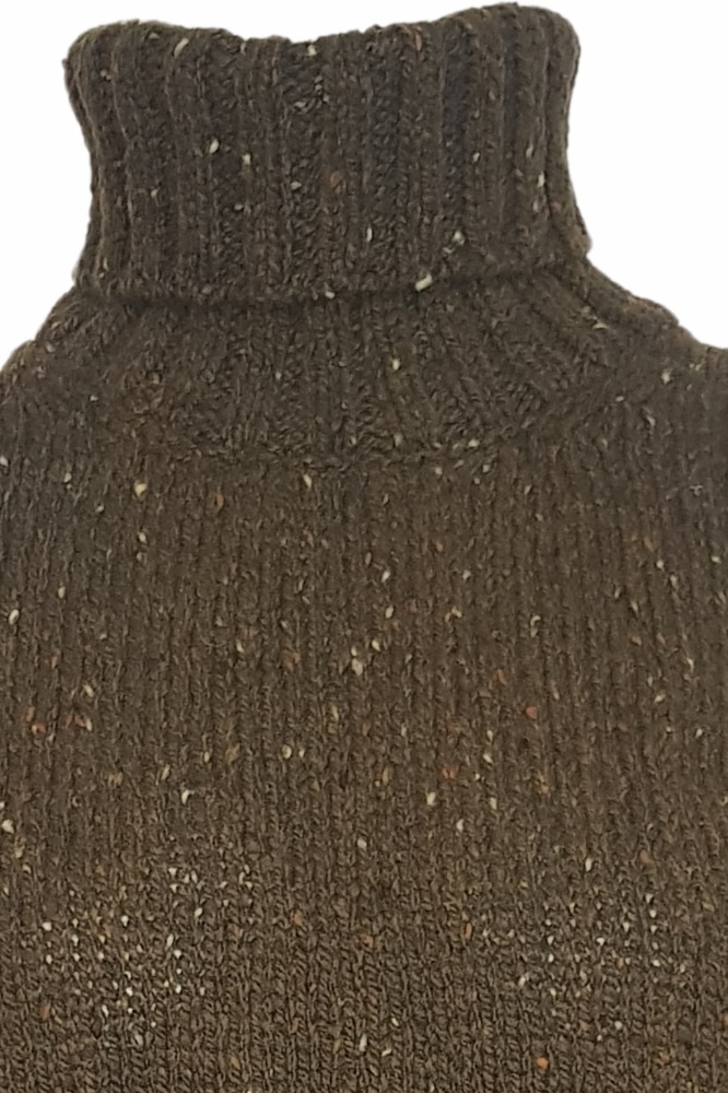 Fisherman out of Ireland Polo Neck Sweater Olive - La Vie en Rose Damesmode