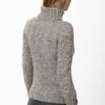 Fisherman out of Ireland Polo Neck Sweater Porridge FSS72M 215 - La Vie en Rose Damesmode