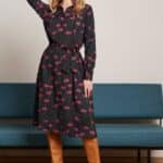 King Louie Amy Dress Harper Black - La Vie en Rose Damesmode
