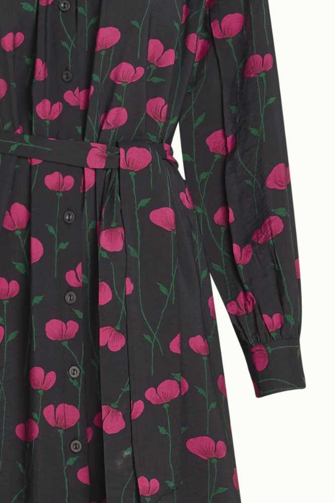 King Louie Amy Dress Harper Black - La Vie en Rose Damesmode