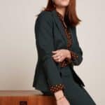 King Louie Bibi Blazer Uni Rodeo Sycamore Green - La Vie en Rose Damesmode