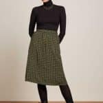 King Louie Layla Skirt Valley Peacock Green- La Vie en Rose Damesmode