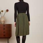 King Louie Layla Skirt Valley Peacock Green- La Vie en Rose Damesmode