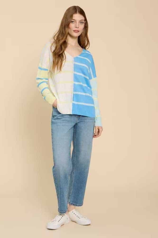 White Stuff Charlie Straight Jean Mid Denim - La Vie en Rose Damesmode