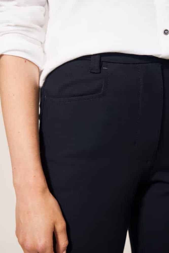 White Stuff Savannah Stretch Trousers Pure Black - La Vie en Rose Damesmode