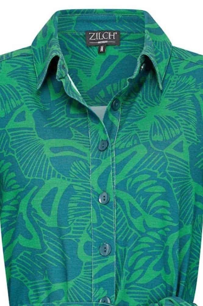 Zilch Dress Woodcut Everglade - La Vie en Rose Damesmode (2)