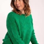 Danefae DAnebirdie Wool Sweater Grass Green - La Vie en Rose Damesmode