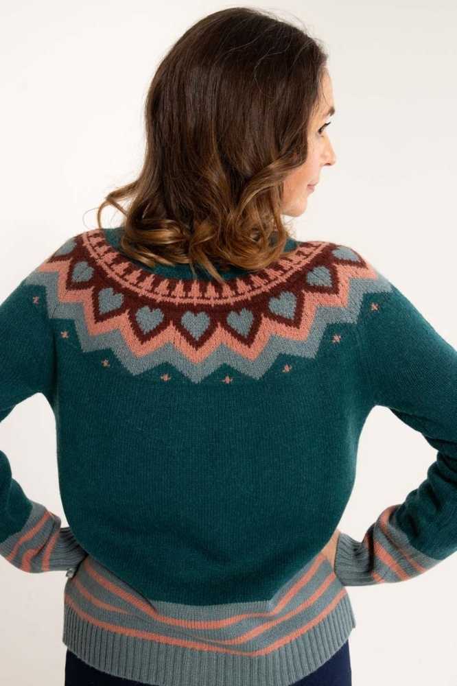 Danefae Dananja Wool Cardigan Dark Slate - La Vie en Rose Damesmode