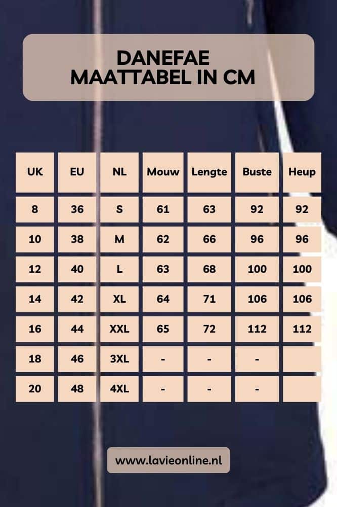 Danefae Danejane Softshell Navy - La Vie en Rose Damesmode