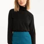 Danefae Danemanna Modal Rollneck Tee Dark Navy - La Vie en Rose Damesmode