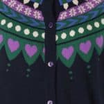 Danefae Danesweetheart Cardigan Dark Navy Cotton Knit - La Vie en Rose Damesmode