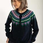 Danefae Danesweetheart Cardigan Dark Navy Cotton Knit - La Vie en Rose Damesmode