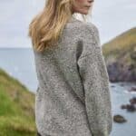 Fisherman out of Ireland Donegal Fleck V Neck Sweater Rabbit SK805M - La Vie en Rose Damesmode
