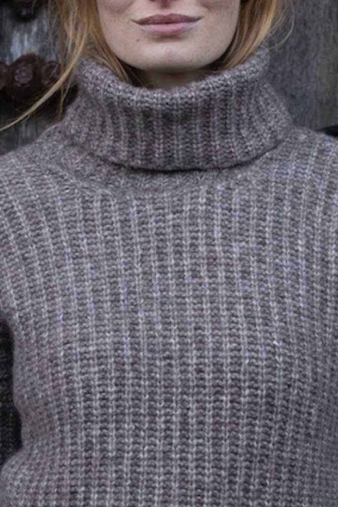 Fisherman out of Ireland Jumper Stone SG433V- La Vie en Rose Damesmode