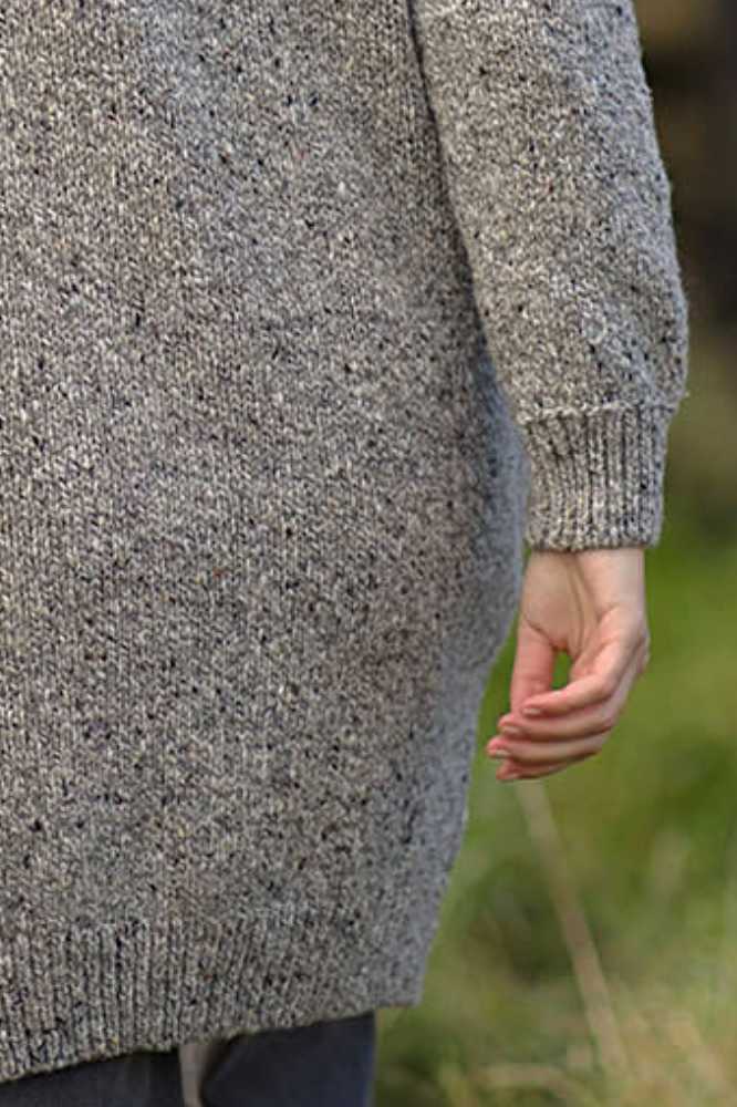 Fisherman out of Ireland Long Cardigan Porridge SK809M- La Vie en Rose Damesmode