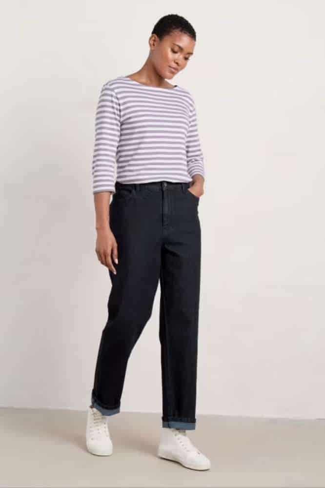 Seasalt Cornwall Trenow Cove Jeans Inkwell Overdye Tide - La Vie en Rose Damesmode