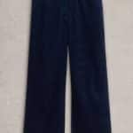 White Stuff Belle Cord Wide Leg Trouser Dark Navy - La Vie en Rose Damesmode