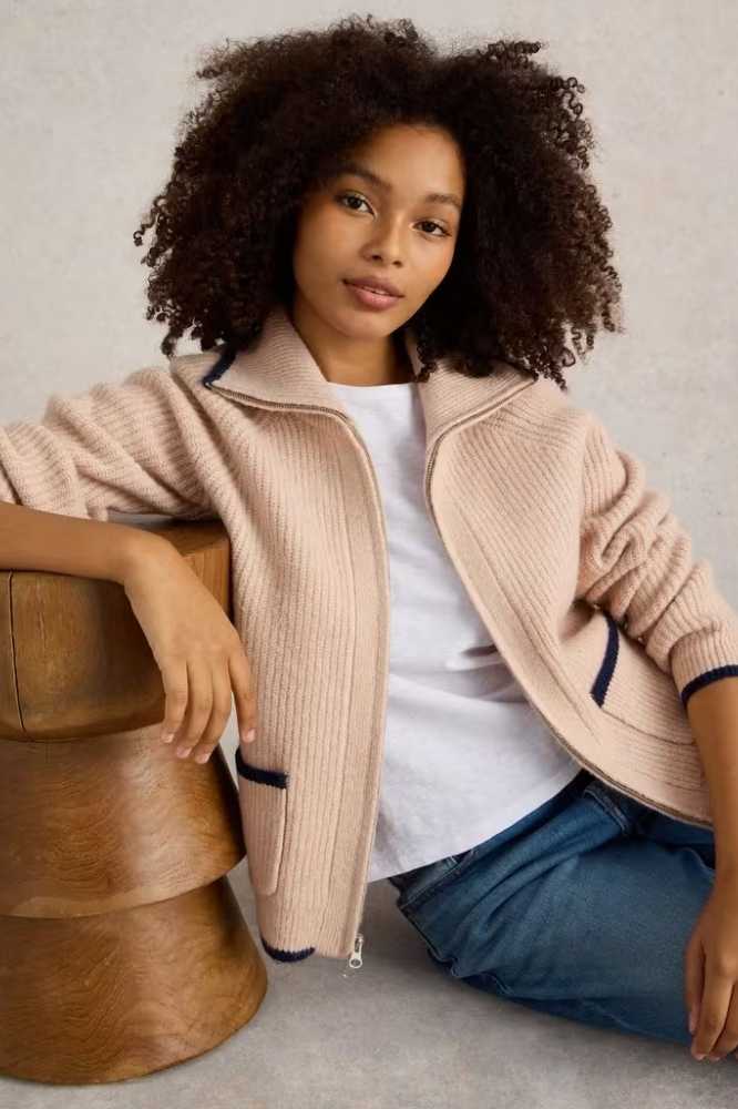 White Stuff Betty Zip Through - La Vie en Rose Damesmode