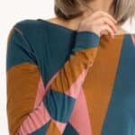 Danefae Danesigrid Interlock Dress Tobacco Triangulate- La Vie en Rose Damesmode