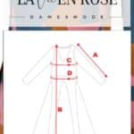 Danefae Danesigrid Interlock Dress Tobacco Triangulate- La Vie en Rose Damesmode