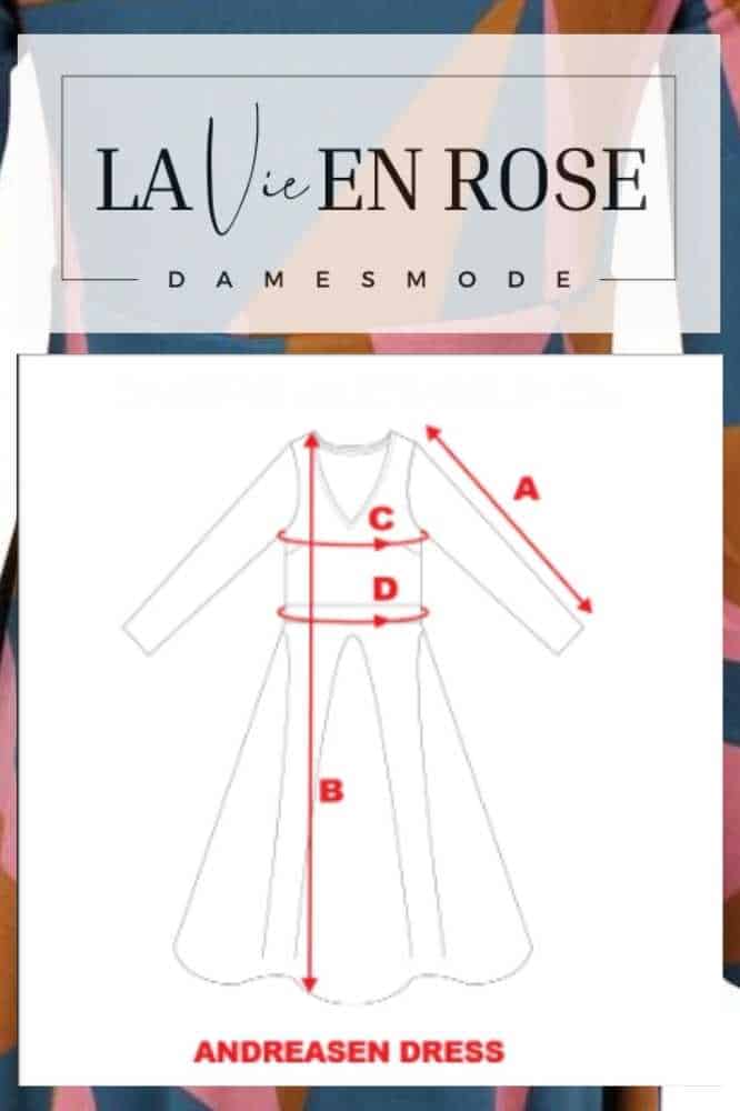 Danefae Danesigrid Interlock Dress Tobacco Triangulate- La Vie en Rose Damesmode