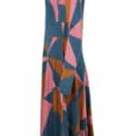 Danefae Danesigrid Interlock Dress Tobacco Triangulate- La Vie en Rose Damesmode