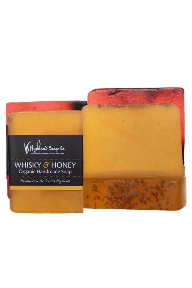 The Highland Soap Company Whiskey & Honey Organic Glycerine Soap 150 gram - La Vie en Rose Damesmode