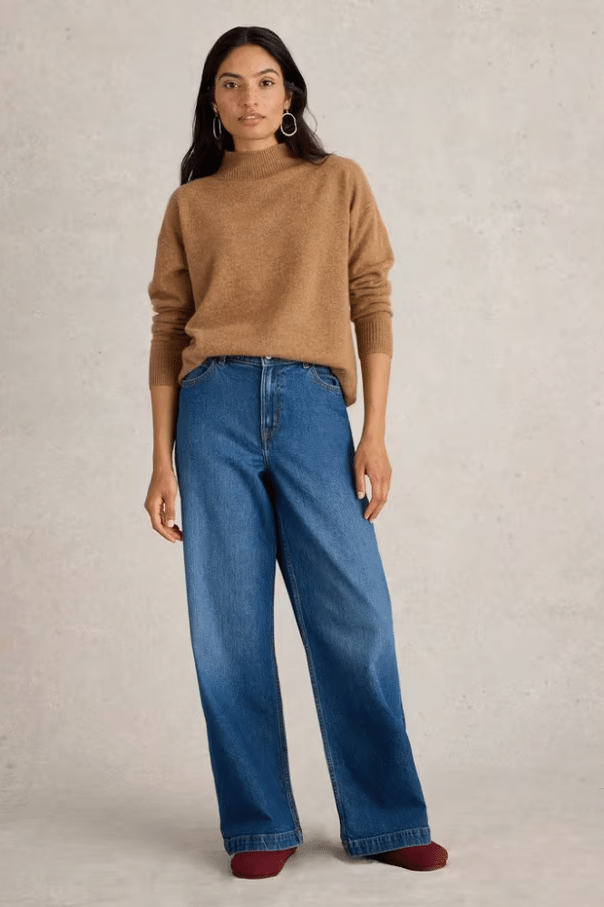 White Stuff Holly Cashmere Jumper - La Vie en Rose Damesmode