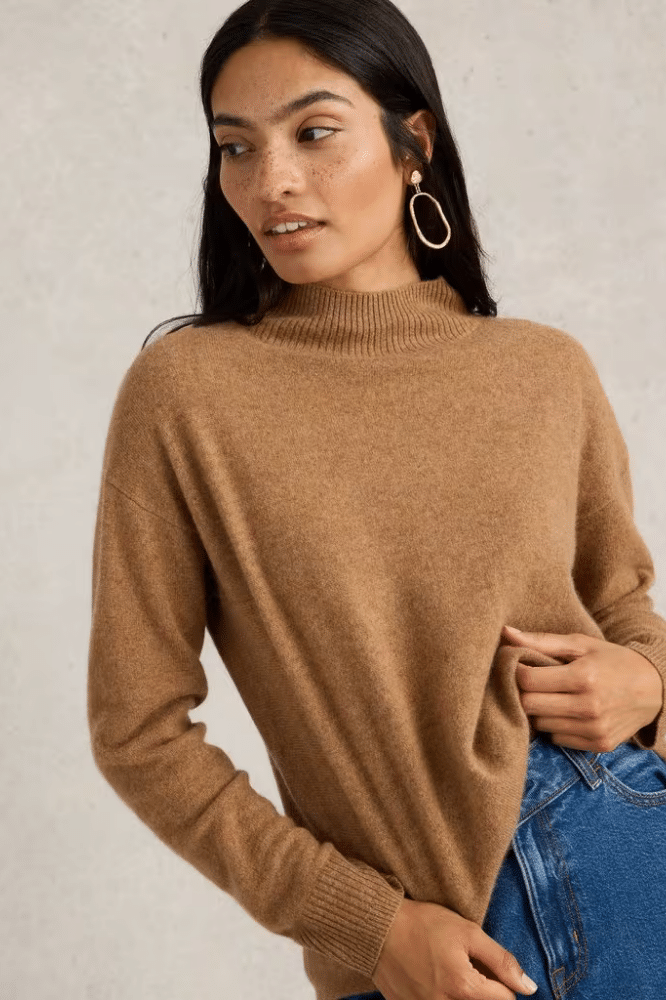 White Stuff Holly Cashmere Jumper - La Vie en Rose Damesmode