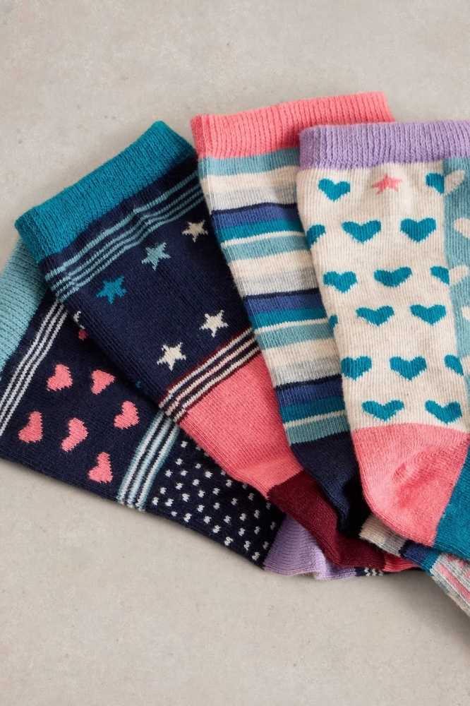 White Stuff Hotch Potch Socks Giftbox - La Vie en Rose Damesmode