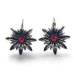 Nell Bijoux Daisies Earring Silver Coral - La Vie en Rose Damesmode Enkhuizen