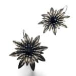 Daisies Silver Black (2)
