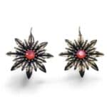 Daisies Silver Light Coral (3)