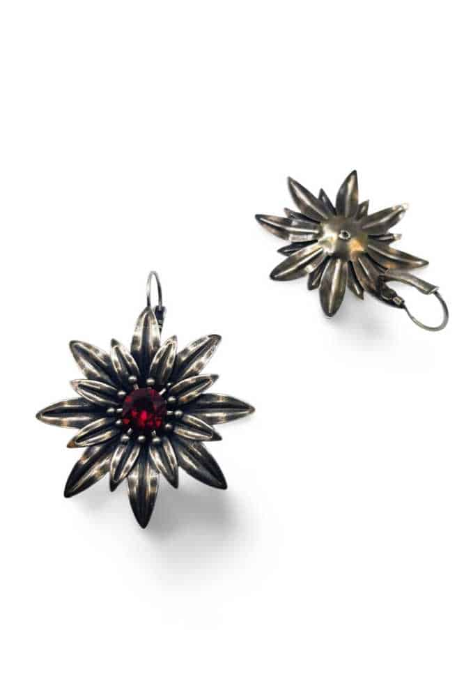 Daisies Silver Red - La Vie en Rose Damesmode (1)