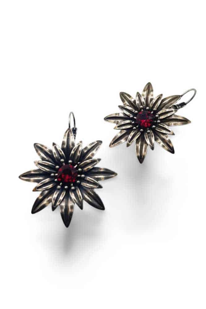 Daisies Silver Red - La Vie en Rose Damesmode (1)