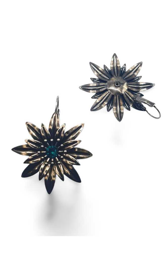 Nell Bijoux Daisies Silver Green - La Vie en Rose Damesmode Enkhuizen