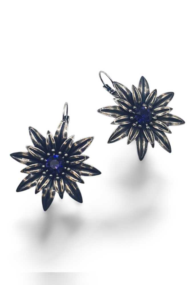 Nell Bijoux Daisies Silver Purple- La Vie en Rose Damesmode Enkhuizen