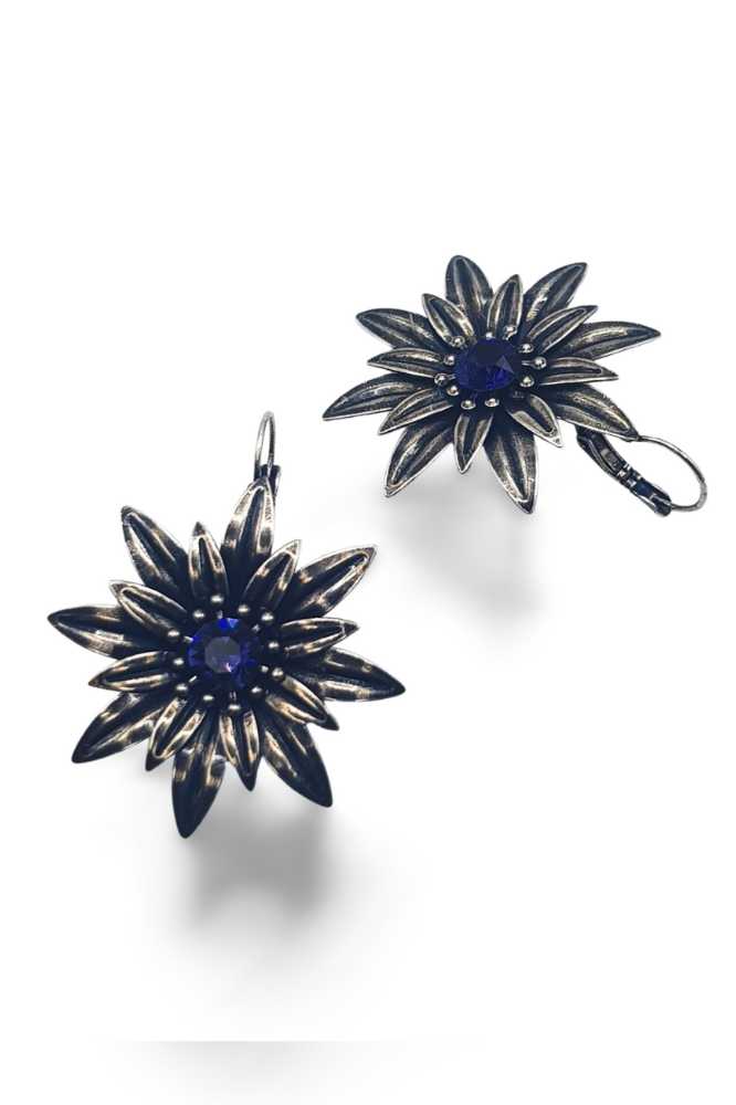 Nell Bijoux Daisies Silver Purple- La Vie en Rose Damesmode Enkhuizen