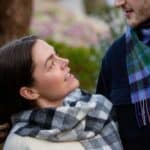 John Hanly Irish Wool Scarf Long 1907 Snow Grey Charcoal