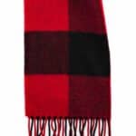 John Hanly Irish Wool Scarf Mediium 568 Red Buffalo - La Vie en Rose Damesmode