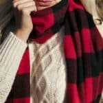 John Hanly Irish Wool Scarf Mediium 568 Red Buffalo - La Vie en Rose Damesmode