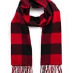 John Hanly Irish Wool Scarf Mediium 568 Red Buffalo - La Vie en Rose Damesmode