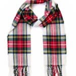 John Hanly Merino Luxury Wool Scarf 152 Dress Stewart Tartan - La Vie en Rose Damesmode