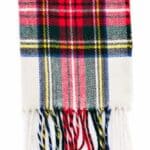 John Hanly Merino Luxury Wool Scarf 152 Dress Stewart Tartan - La Vie en Rose Damesmode