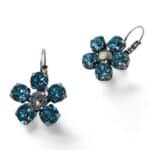 Nell Bijoux Flora Silver Aqua - La Vie en Rose Damesmode