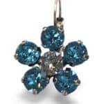 Nell Bijoux Flora Silver Aqua - La Vie en Rose Damesmode